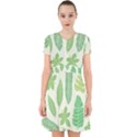 Watercolor Banana Leaves  Adorable in Chiffon Dress View1