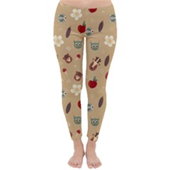 Cute Forest Friends Classic Winter Leggings by ConteMonfrey