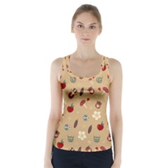 Cute Forest Friends Racer Back Sports Top by ConteMonfrey