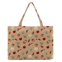 Cute Forest Friends Zipper Medium Tote Bag by ConteMonfrey