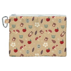 Cute Forest Friends Canvas Cosmetic Bag (xl) by ConteMonfrey