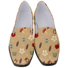 Cute Forest Friends Women s Classic Loafer Heels by ConteMonfrey