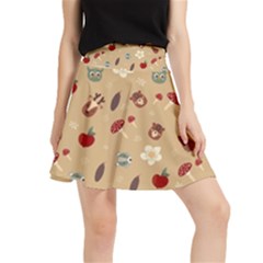 Cute Forest Friends Waistband Skirt by ConteMonfrey