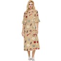 Cute Forest Friends Double Cuff Midi Dress View1