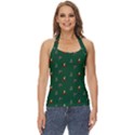 Christmas Background Basic Halter Top View1