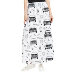 Pattern Retro Italy Cars Classic Maxi Chiffon Skirt by danenraven