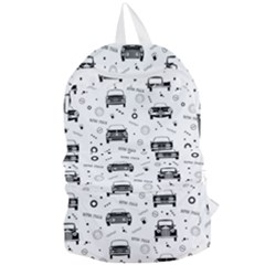 Pattern Retro Italy Cars Classic Foldable Lightweight Backpack by danenraven