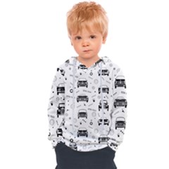 Pattern Retro Italy Cars Classic Kids  Overhead Hoodie by danenraven