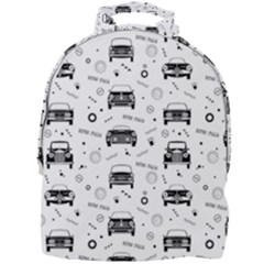 Pattern Retro Italy Cars Classic Mini Full Print Backpack by danenraven