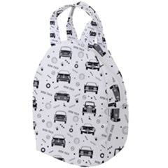 Pattern Retro Italy Cars Classic Travel Backpacks by danenraven