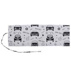 Pattern Retro Italy Cars Classic Roll Up Canvas Pencil Holder (m) by danenraven