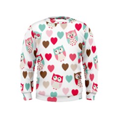 Lovely Owls Kids  Sweatshirt by ConteMonfrey