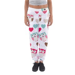 Lovely Owls Women s Jogger Sweatpants by ConteMonfrey