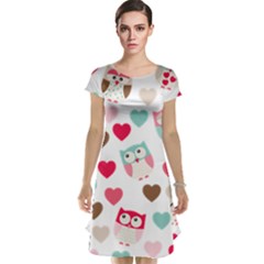 Lovely Owls Cap Sleeve Nightdress by ConteMonfrey