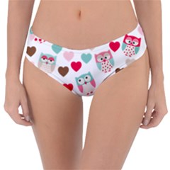 Lovely Owls Reversible Classic Bikini Bottoms by ConteMonfrey