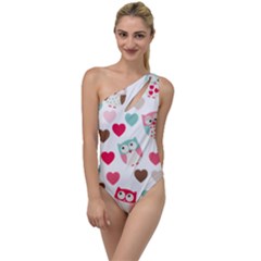 Lovely Owls To One Side Swimsuit by ConteMonfrey