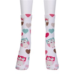 Lovely Owls Crew Socks by ConteMonfrey