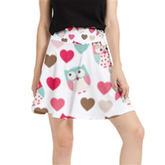 Lovely Owls Waistband Skirt by ConteMonfrey