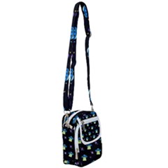 Illustration Cosmos Cosmo Rocket Spaceship -ufo Shoulder Strap Belt Bag by danenraven