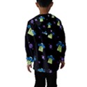 Illustration Cosmos Cosmo Rocket Spaceship -ufo Kids  Hooded Windbreaker View2