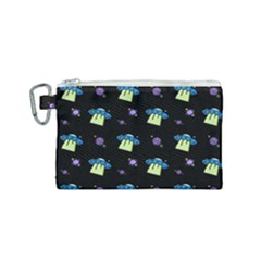 Illustration Cosmos Cosmo Rocket Spaceship -ufo Canvas Cosmetic Bag (small) by danenraven