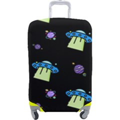 Illustration Cosmos Cosmo Rocket Spaceship -ufo Luggage Cover (large)