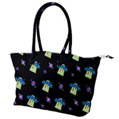 Illustration Cosmos Cosmo Rocket Spaceship -ufo Canvas Shoulder Bag