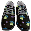 Illustration Cosmos Cosmo Rocket Spaceship Ufo Women Heeled Oxford Shoes View1