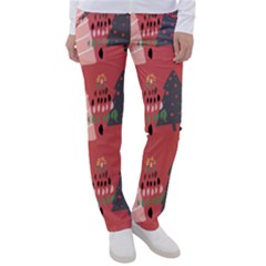 Christmas Tree Icon Women s Casual Pants by danenraven