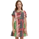 Christmas Tree Icon Kids  Puff Sleeved Dress View1