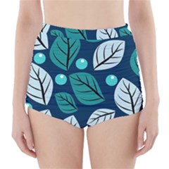 Vibrant Fall Autumn   High-waisted Bikini Bottoms by ConteMonfrey