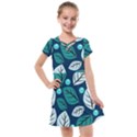 Vibrant Fall Autumn   Kids  Cross Web Dress View1