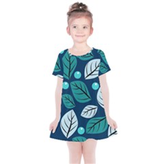 Vibrant Fall Autumn   Kids  Simple Cotton Dress by ConteMonfrey