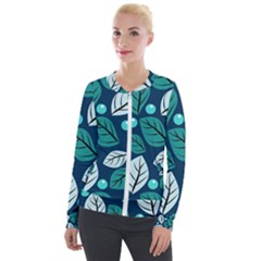 Vibrant Fall Autumn   Velvet Zip Up Jacket by ConteMonfrey