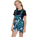 Vibrant Fall Autumn   Kids  Short Overalls View2