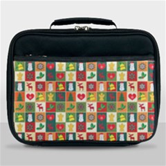 Xmas Christmas Pattern Lunch Bag by danenraven