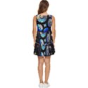 Illustration Tech Galaxy Robot Bot Science Tiered Sleeveless Mini Dress View4