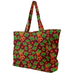 Illustration Xmas Christmas Pattern Simple Shoulder Bag by danenraven