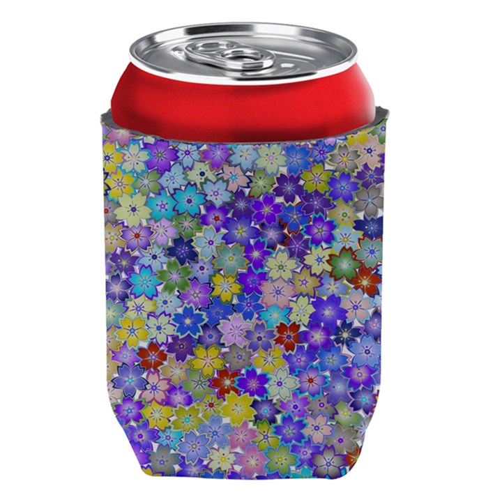 Illustration Background Flower Pattern Floral Can Holder