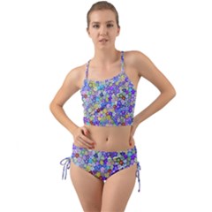 Illustration Background Flower Pattern Floral Mini Tank Bikini Set