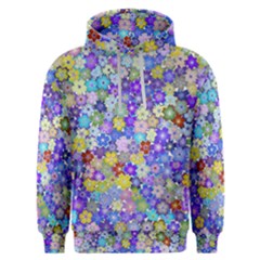 Illustration Background Flower Pattern Floral Men s Overhead Hoodie by danenraven