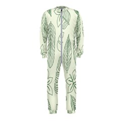 Banana Leaves Draw  Onepiece Jumpsuit (kids)