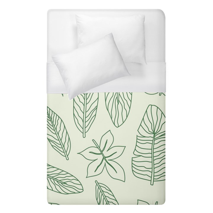 Banana Leaves Draw  Duvet Cover (Single Size)