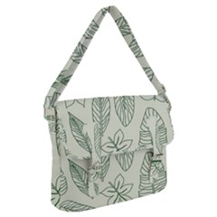 Banana Leaves Draw  Buckle Messenger Bag by ConteMonfrey