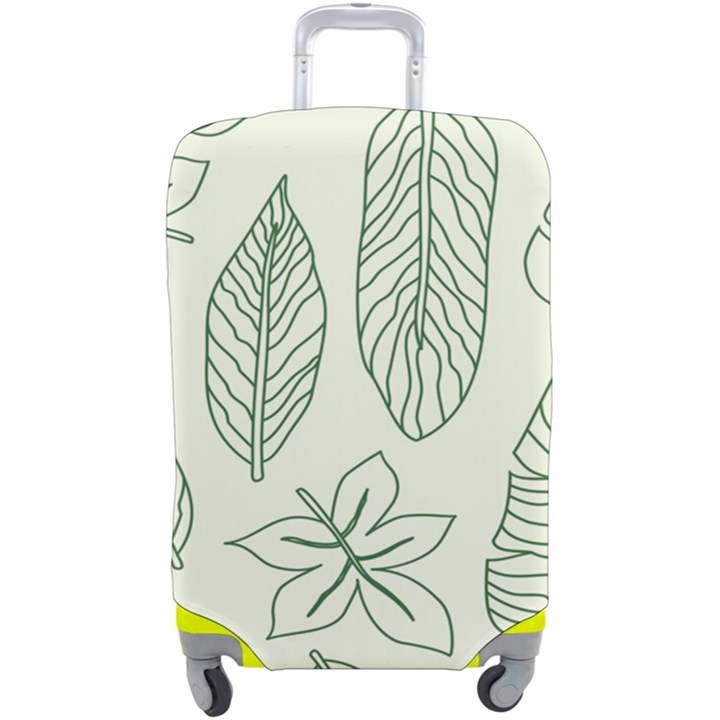 Banana Leaves Draw  Luggage Cover (Large)