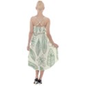 Banana Leaves Draw  High-Low Halter Chiffon Dress  View2