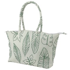 Banana Leaves Draw  Canvas Shoulder Bag by ConteMonfrey