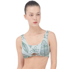 Banana Leaves Draw  The Little Details Bikini Top by ConteMonfrey