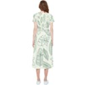 Banana Leaves Draw  High Low Boho Dress View2