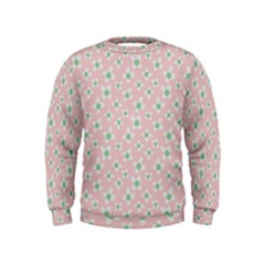 Pink Spring Blossom Kids  Sweatshirt by ConteMonfrey